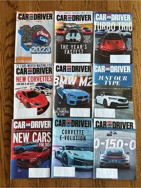 Car And Driver Magazines 2023